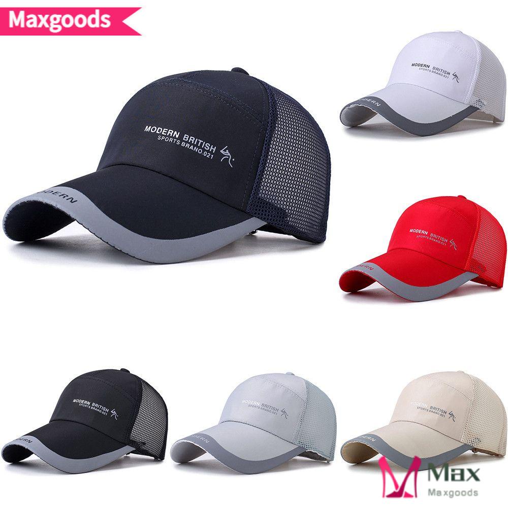 MAX=&gt; Unisex Sun Hats Men Women Hip Hop Hat Baseball Cap Fashion Outdoor Sport Summer Mesh Cap Adjustable Snapback Caps/Multicolor