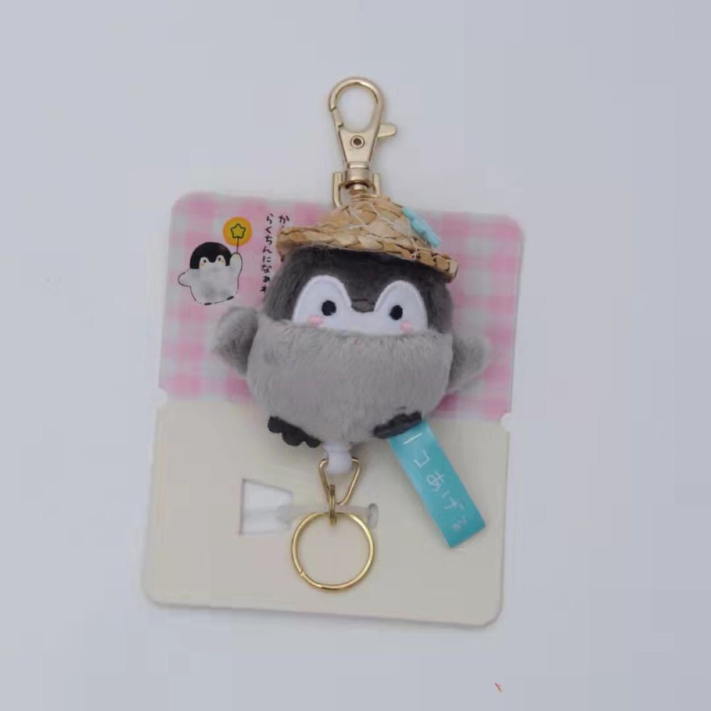 Chim cánh cụt nhồi bông dễ thương gắn móc khóa