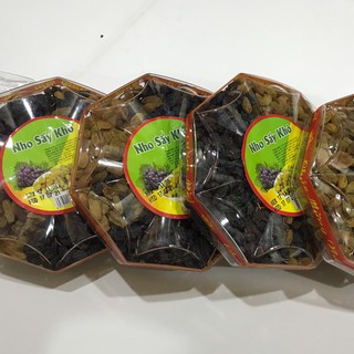 Nho khô ⚡ ĐỦ 3 VỊ HOT NHẤT ⚡ Nho khô sấy dẻo xanh, đem, mix vị, vị ngọt tự nhiên