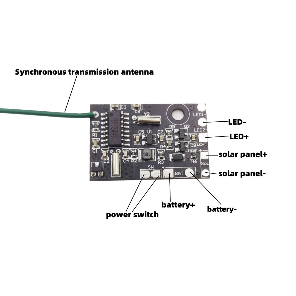 DIYMORE Bảng Mạch Điều Khiển Đèn Năng Lượng Mặt Trời Không Dây 1.2V