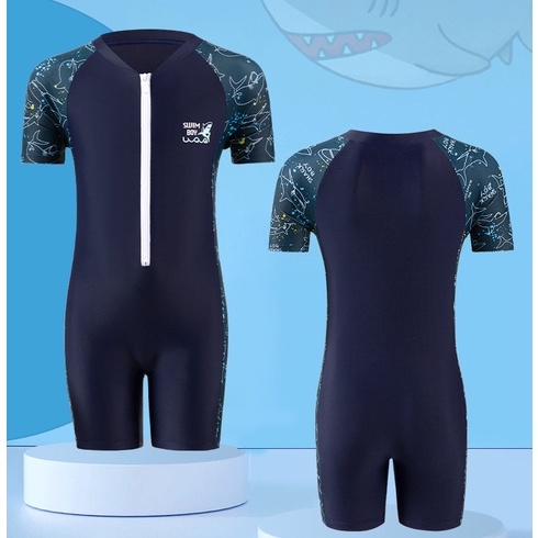 Đồ bơi bé trai liền thân Swim Boy size cho bé tới 34 kg YY5526-2