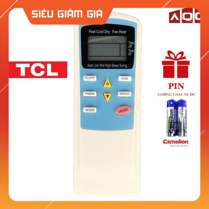 Điều Khiển Máy Lạnh TCL chính hãng cho điều hoà 9000BTU