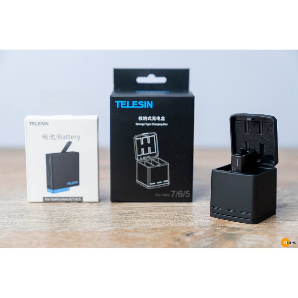 Telesin Pin cho Gopro 8 và 7 chính hãng mẫu mới New BTR-801