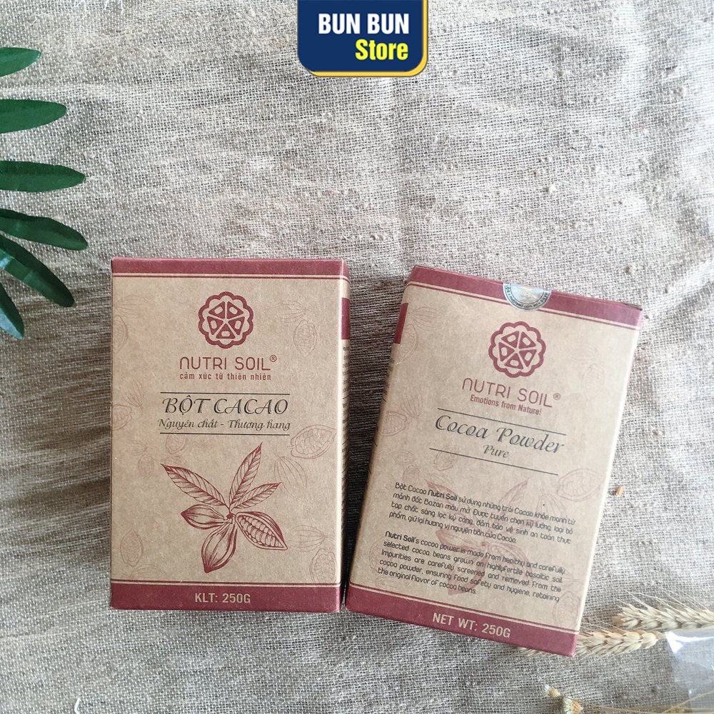 Bột cacao nguyên chất daklak – Cacao chuẩn loại 1 - Thương hiệu TOP 3 Việt Nam – 3 Không đường, phẩm màu, chất bảo quản.