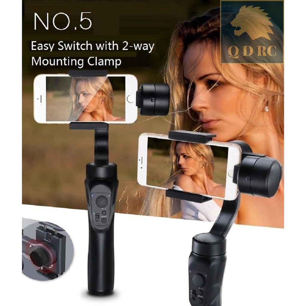 Handheld Gimbal Smooth H4 Bluetooth Tay cầm chống rung 3 trục điện thoại và action camera BH 12 Tháng QUADVIC.COM N00054