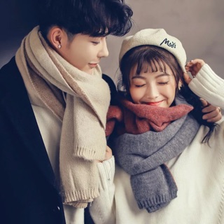 [RẺ VÔ ĐỊCH] (ảnh thật) Khăn len 2 mặt