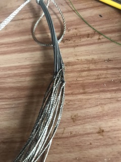 bẫy gà rừng cáp inox xe 4