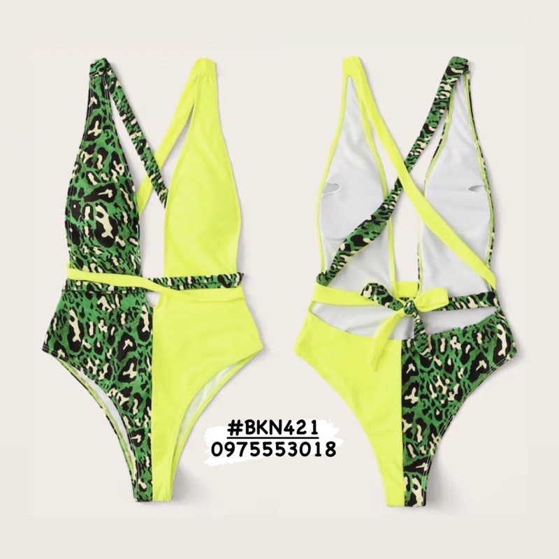 [BKN421] <ÂU> BODYSUIT BEO PHỐI XANH NEON SEXY (4 MÀU) | BigBuy360 - bigbuy360.vn