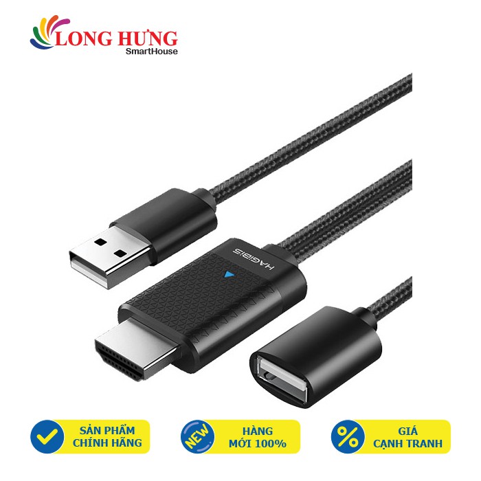 Cáp MHL USB to HDMI Hagibis Deluxe Edition XZ-LD9-2 - Hàng nhập khẩu