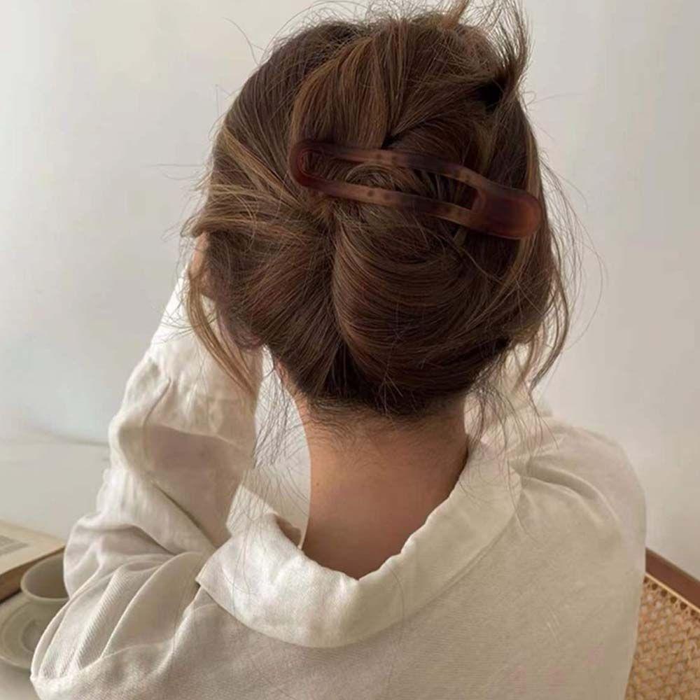 Kẹp Tóc Đuôi Ngựa Họa Tiết Da Báo Phong Cách Vintage Thời Trang