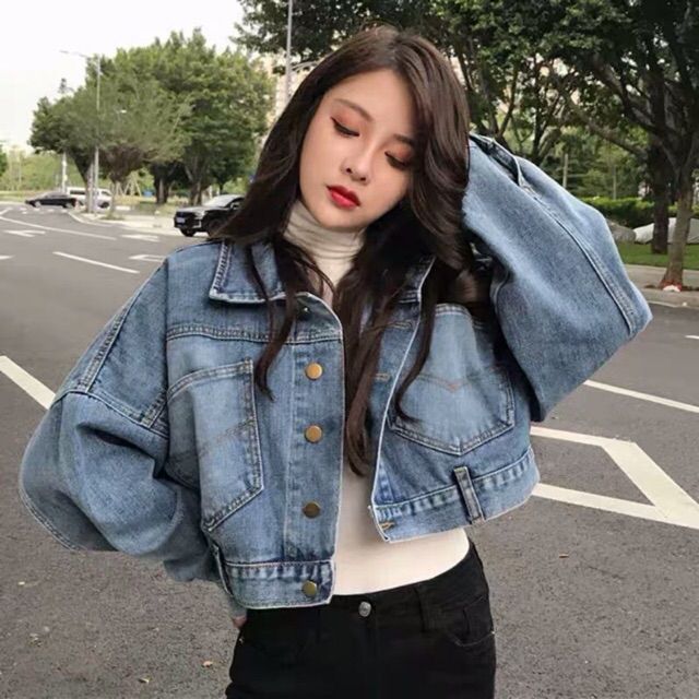 Áo khoác jean nữ hàng loại 1 hot hit | BigBuy360 - bigbuy360.vn
