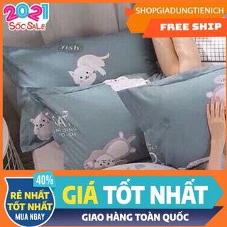 [vỏ gối 50x70cm]Bộ 2 vỏ gối nằm 50x70cm,áo gối nằm vải nhập khẩu Mã 944