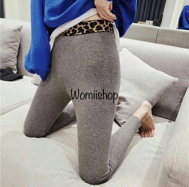Quần legging tăm cạp da báo | BigBuy360 - bigbuy360.vn