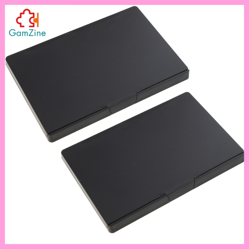 Set 2 hộp rỗng đựng phấn mắt từ tính kèm giá đỡ tiện dụng