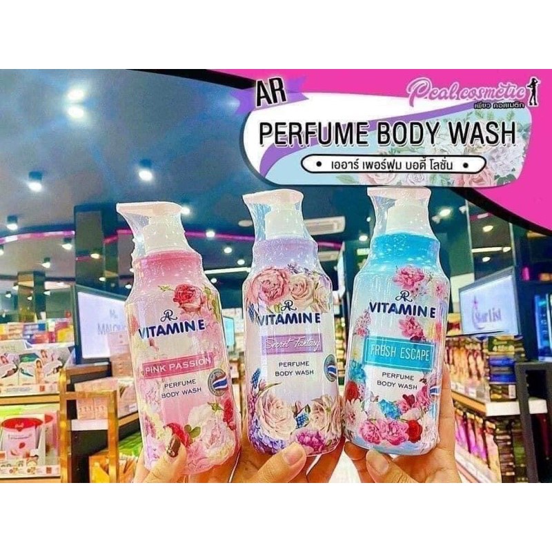 Sữa Tắm Hương Nước Hoa AR Vitamin E Perfume Body Wash 400ml