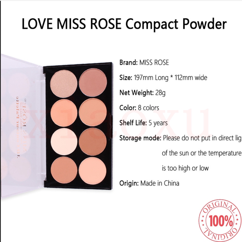 (Hàng Mới Về) Phấn Che Khuyết Điểm Miss Rose Tạo Hiệu Ứng 3d