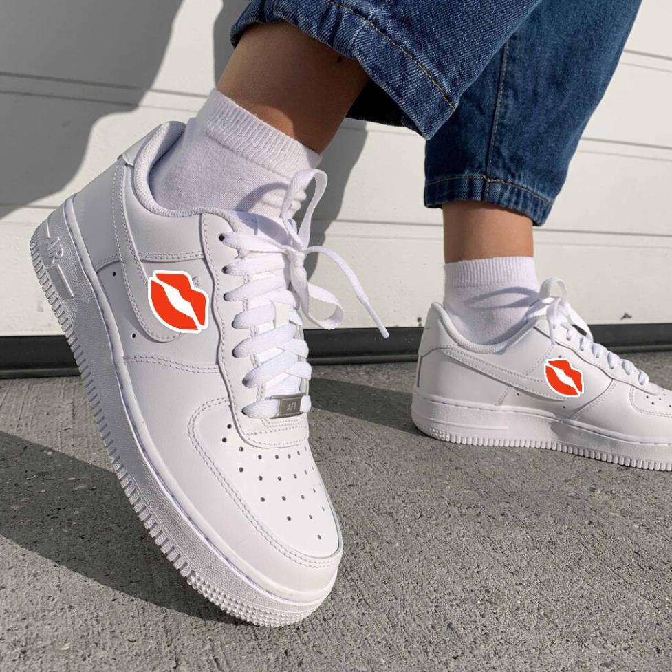 Giày Thể Thao Nam Nữ Cao Cấp , Giày Sneaker Nike Air Force 1 AF1 Full Trắng Cổ Thấp Dễ Phối Đồ Giá Học Sinh, Sinh Viên