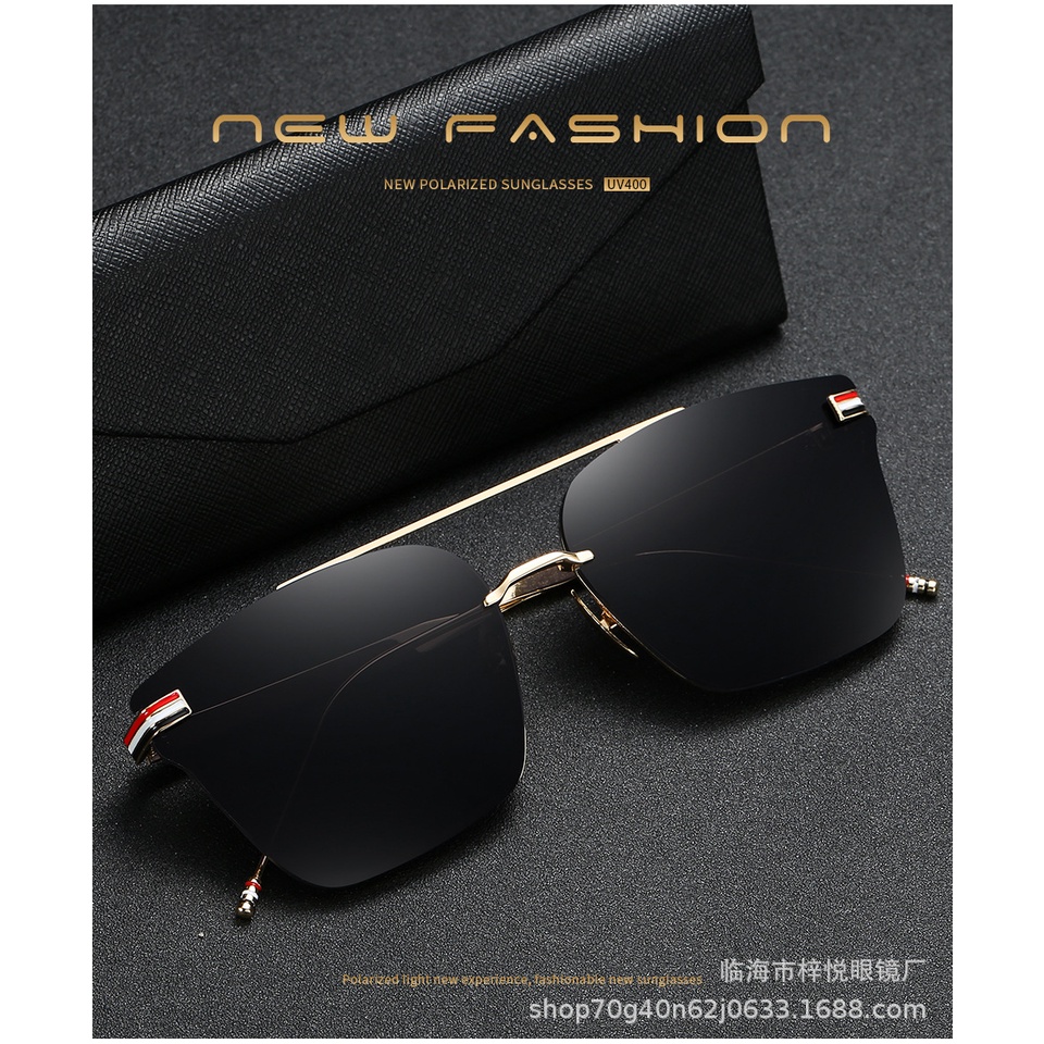 Kính mát nam nữ M014Mgọng hợp kim thép 3 màu hợp thời trang chống tia UV phân cực thích hợp lái xe - dã ngoại và du lịch