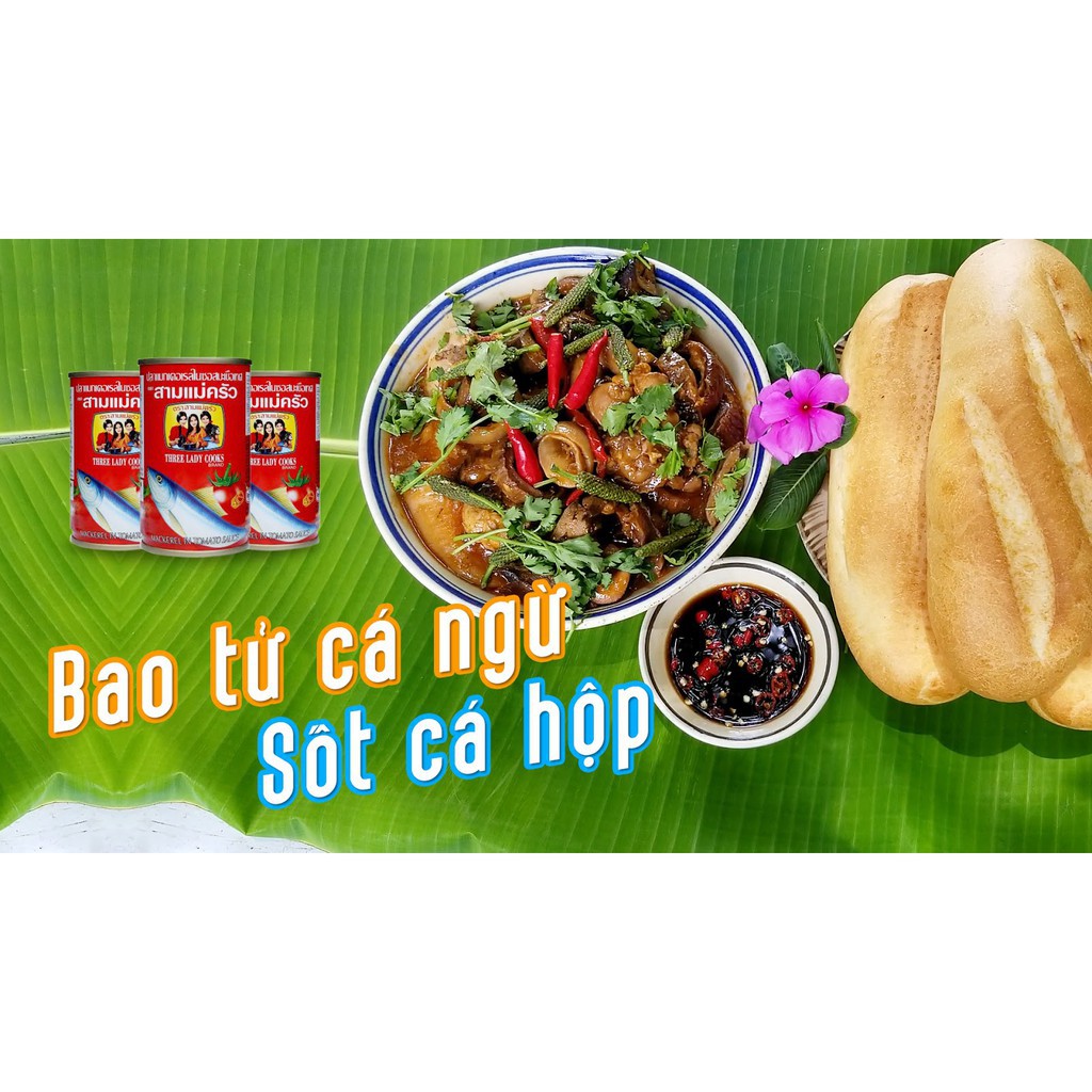 CÁ NỤC SỐT CÀ 3 CÔ GÁI HỘP 155G Hàng Mới Chất Lượng