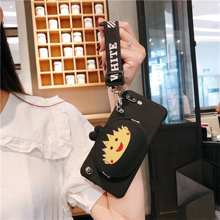 Ốp điện thoại TPU gắn ví dễ thương cho OPPO A93 F11 F9 Pro F7 F5 A92 F1S A5 A9 A53 2020 A12 Reno 3 5 Pro | BigBuy360 - bigbuy360.vn