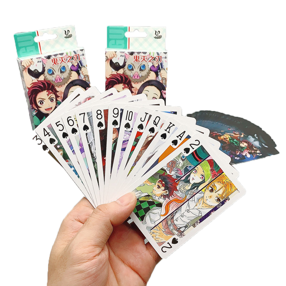 EPOCH Agatsuma Playing Cards Nezuko Desktop games Poker Card Kamado Tanjirou Zenitsu Kimetsu no Yaiba Playing card Anime Demon Slayer