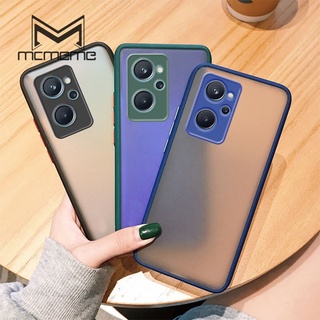 Ốp điện thoại bề mặt nhám chống va đập/vân tay màu sắc thời trang cho OPPO Realme 9 Pro Plus 9i 7 7i 5 Pro Q 5i 5s 6i