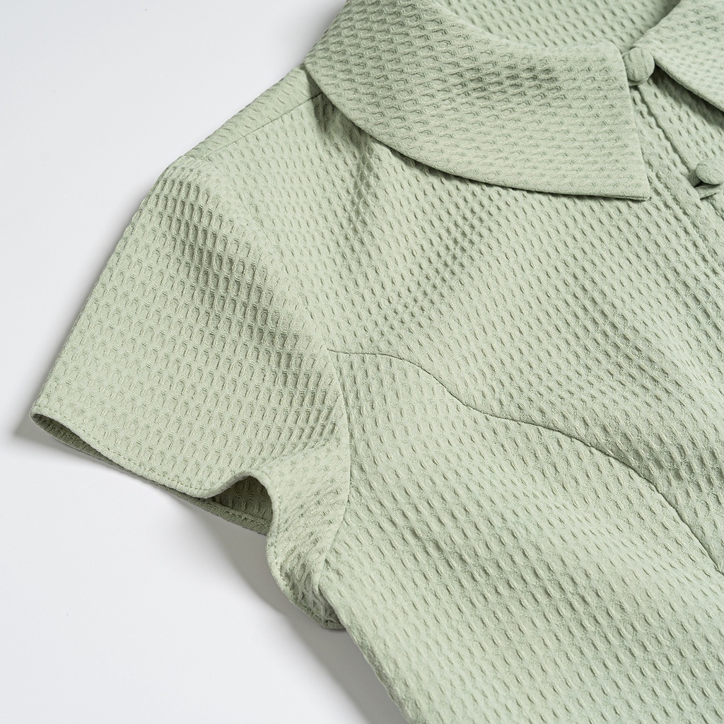 Áo Sơ Mi Croptop, Chân Váy Mini Đuôi Cá The Good