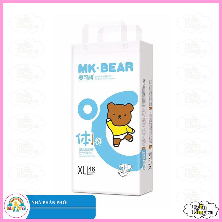 Bỉm Dán/Quần MK-BEAR Đài Loan Size S66/M58/L52/XL46/XXL20