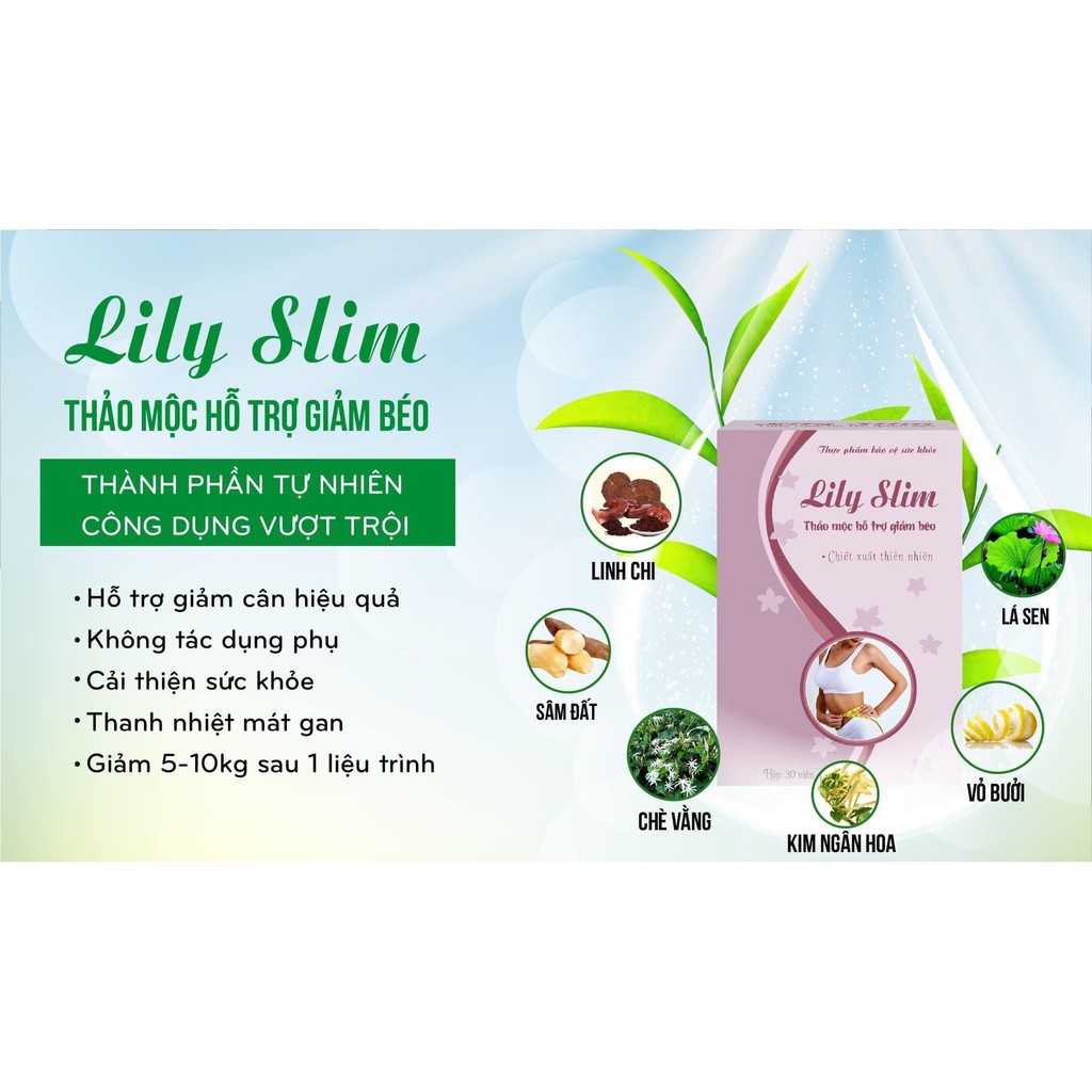 Giảm cân LiLy Slim 15 ngày(15 viên)