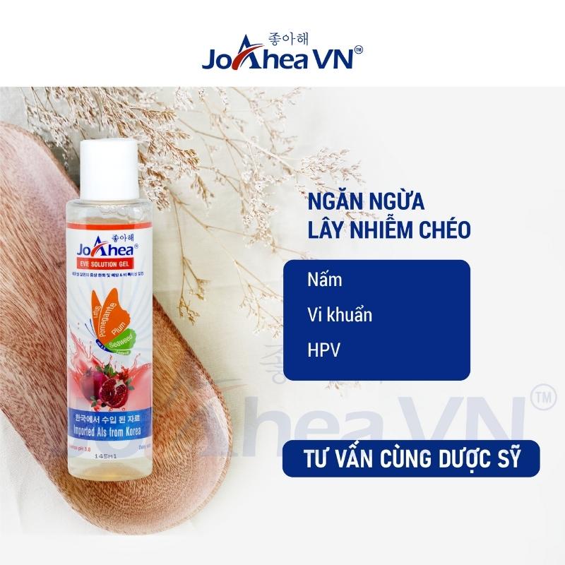 Dung dịch vệ sinh phụ nữ nam JoAhea EVE SOLUTION Gel giảm khô ngứa 145ml