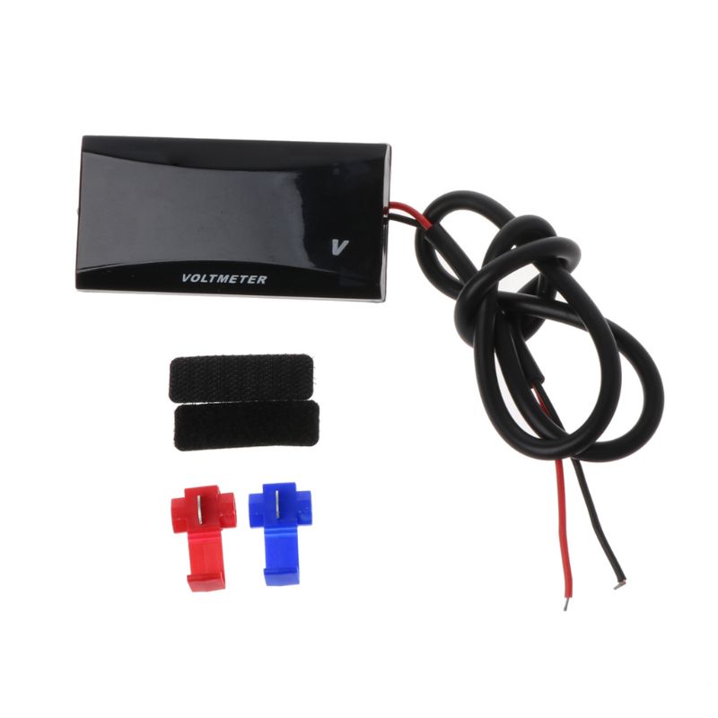 Vôn Kế Kỹ Thuật Số QJ DC12V Chuyên Dụng Cho Xe Hơi