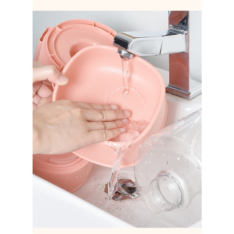 Pakeway Bộ chén Ăn bình Uống Măng Cụt 2L cho thú cưng chó mèo Mangosteen