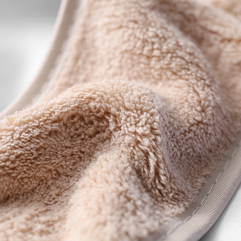 Băng Đô Thể Thao/Trang Điểm Bằng Vải Lông Cừu San Hô Khóa Dán Cho Nữ