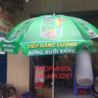 Ô DÙ LỚN CAO 2M5 RỘNG 2M4_QUÀ TẶNG TỪ MILO (CHƯA BAO GỒM CHÂN ĐẾ)