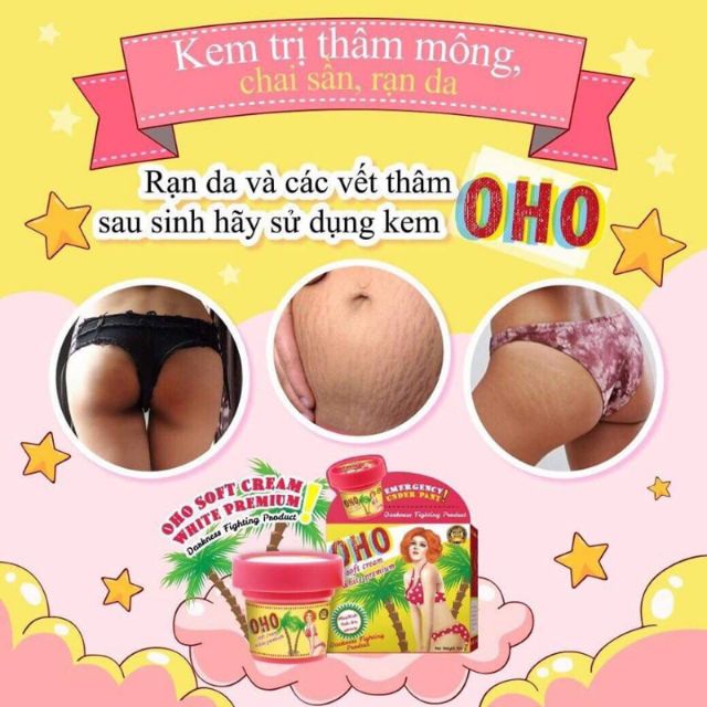 Kem trị rạn da Oho Thái Lan (100g)