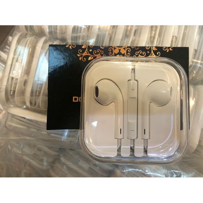 Tai nghe jack 3.5mm cho iPhone/iPad Điện thoại Android - Tăng giảm âm lượng và đàm thoại