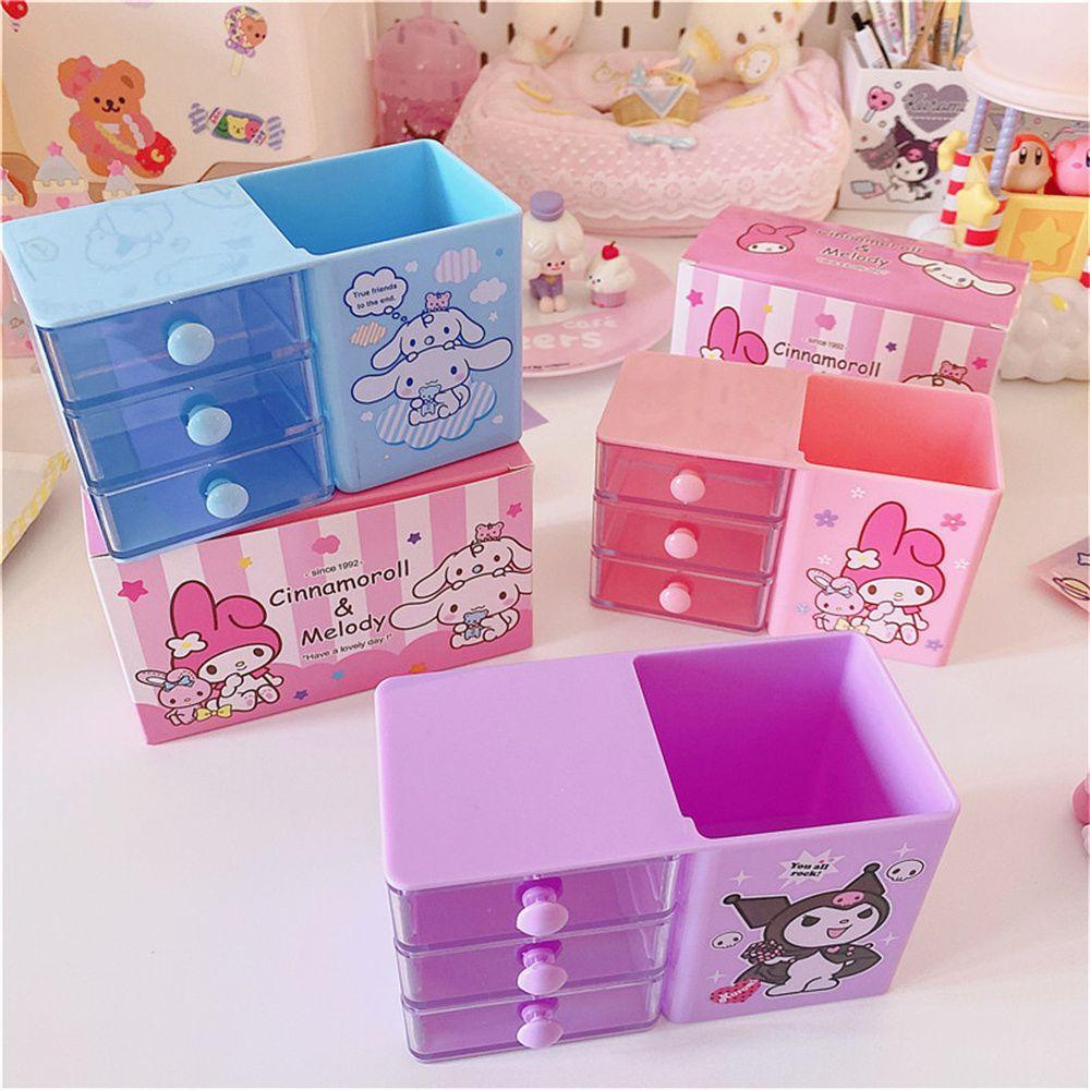 Hộp Đựng Bút Hình Cinnamoroll Lấp Lánh Sắp Xếp Gọn Gàng