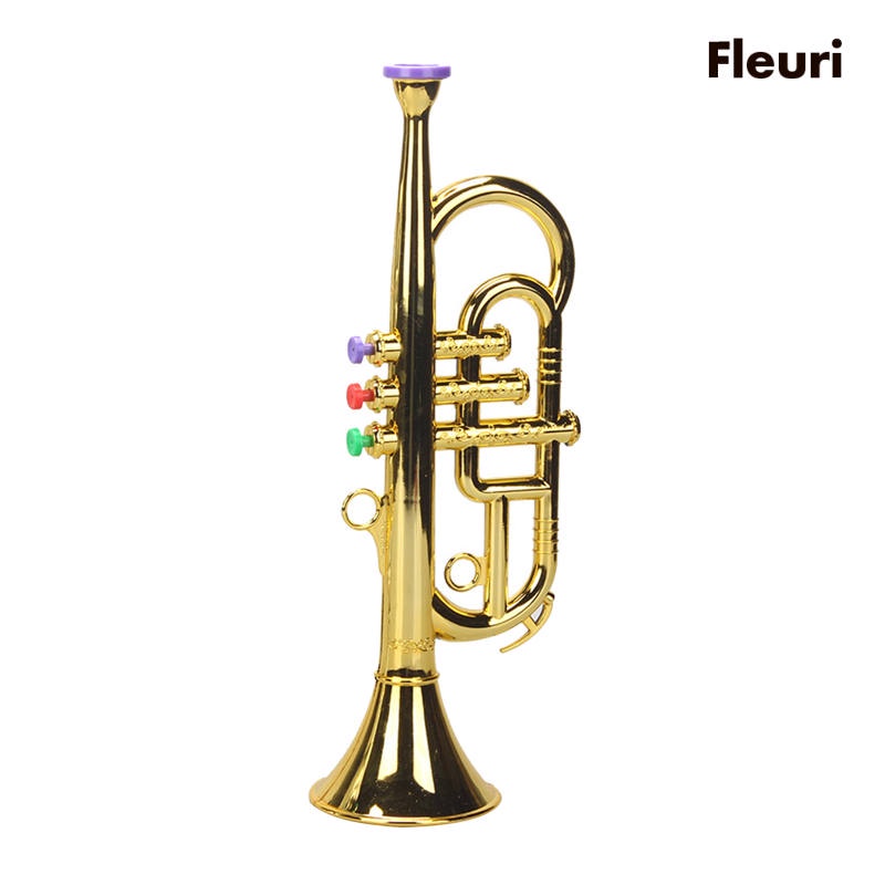 Kèn Trumpet Mini Bằng Nhựa ABS Ánh Kim Nhiều Màu Cho Bé