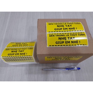100 Tem dán cảnh báo hàng dễ vỡ