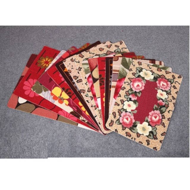 Thảm lau chân hoa 3D