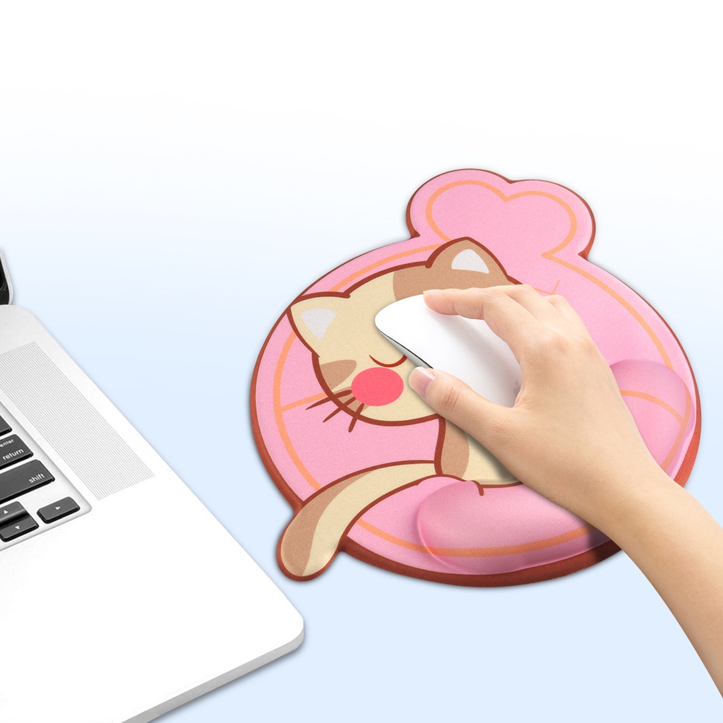 Chuột quang không dây USB mini 2.4g thiết kế hình mèo cho trẻ em