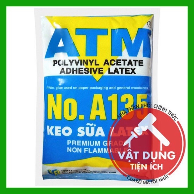 Keo Sữa ATM Nguyên Bịch 1Kg Nguyên Liệu Làm Slime và Squishy Handmade - dán gỗ, giấy dán tường