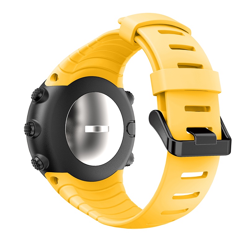 Dây đeo thay thế chất liệu silicon thiết kế nhiều lỗ thời trang cho Suunto Core