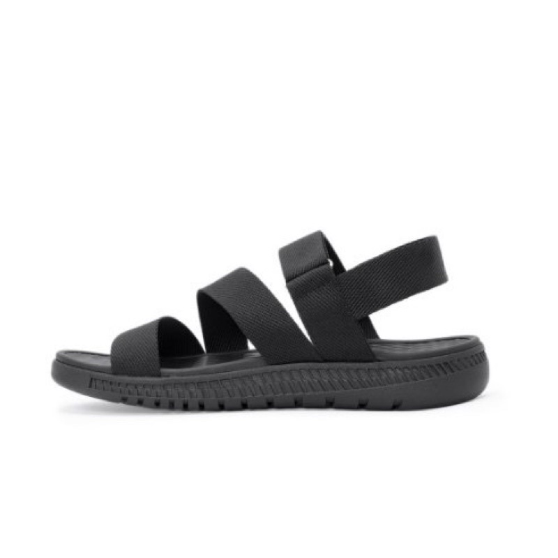 Giày Sandal Nam Nữ Thể Thao Quai Dù Cao Cấp Chính Hãng Facota HA01 Màu Đen Bảo Hành 1 Năm