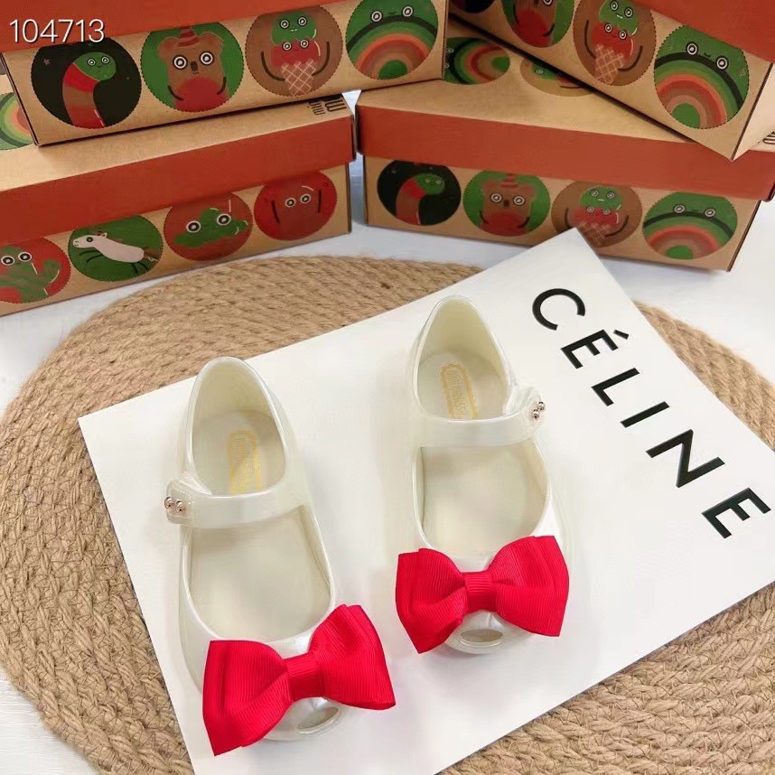 Giày Búp Bê Đế Mềm Đính Nơ mini Dễ Thương Cho Bé Gái 6T9E dép bé gái
