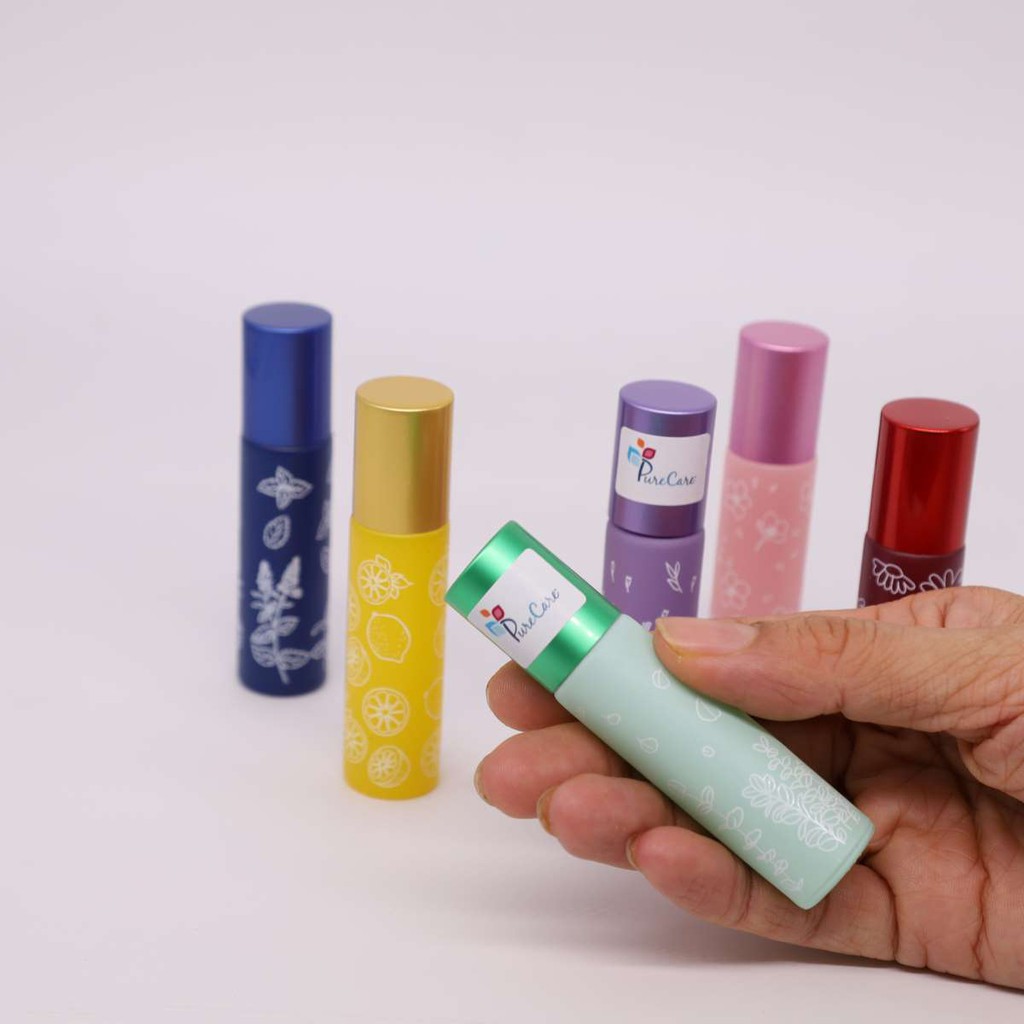 [THỦY TINH DÀY] Chai Bi lăn 10ml cao cấp nhiều màu Hoa văn độc đáo Bi lăn đá tự nhiên/thép không gỉ | BigBuy360 - bigbuy360.vn