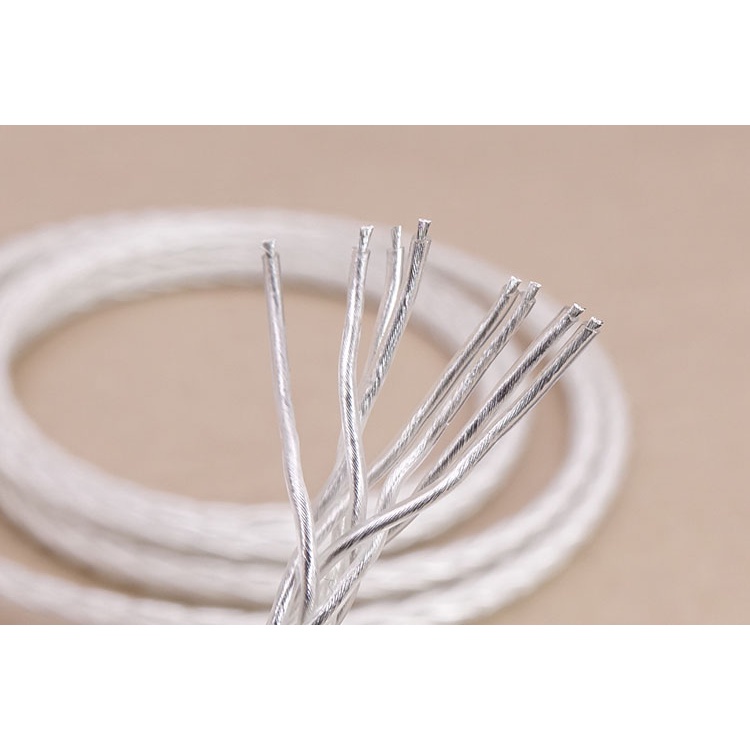 Cáp Âm Thanh – Dây Tín Hiệu Âm Thanh 2 Đầu 3.5 MM Mạ Bạc Bện Thừng Dài 1M