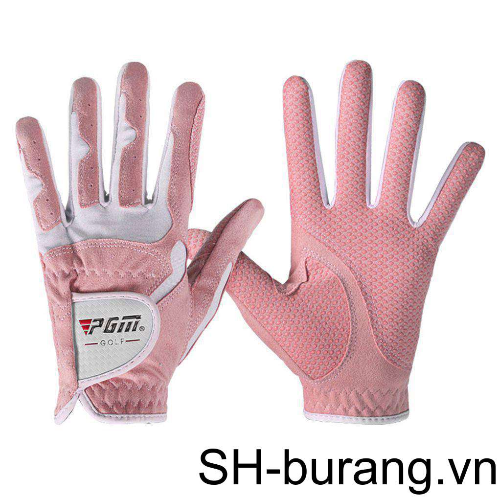 1 Đôi Găng Tay Da Đánh Golf Trái & Phải Chống Trượt Cho Nữ