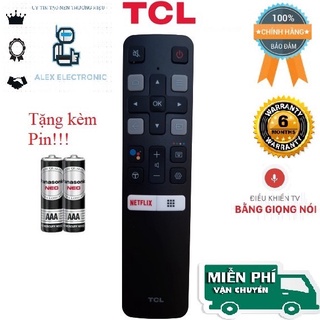 . 🎀[Chính hãng 100%]🎀 Điều khiển tivi TCL giọng nói- Hàng mới chính hãng 100% Tặng kèm Pin-Điện tử Alex