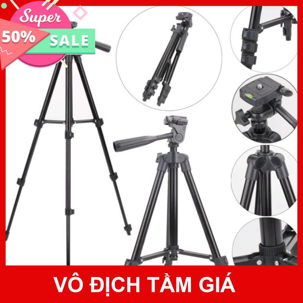 (Sale) Giá Đỡ Điện Thoại Tripod. Gậy Chụp Ảnh 3 Chân livestream. Gậy livestream Quay Video Tiktok Tripod TGPK8999